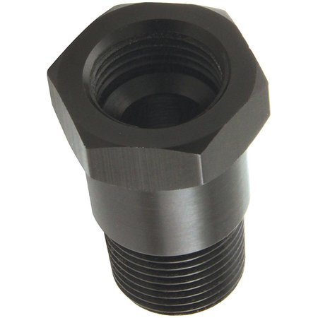 ALLSTAR 0.37 in. NPT Temperature Gauge Aluminum Adapter; Black Anodized ALL50203